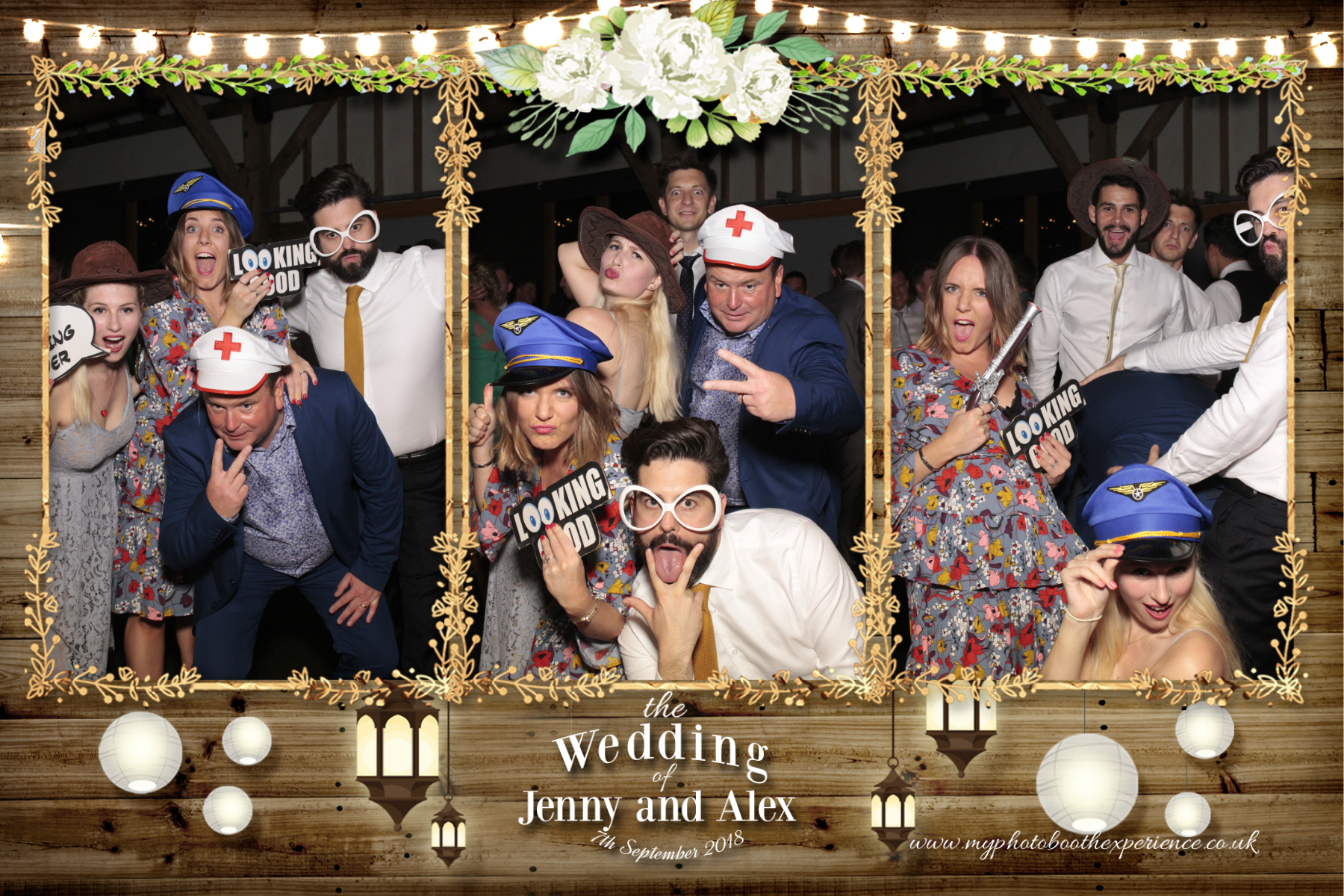 Jenny & Alex's Wedding | View more photos from the event at gallery.myphotoboothexperience.co.uk/u/MyPhotoBoothExperienceLtd/Jenny-Alexs-Wedding
